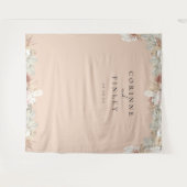 ラスティックボヘミアオアシスフレーム写真バックドロップ タペストリー (正面(横))