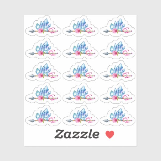 ラスティックボヘミアンクリスタルジェムズアロージプシー planner シール (シート)