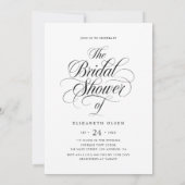 ラスティックボホスクリプトフューチャーミセス ブライダルシャワー写真 招待状 (裏面)