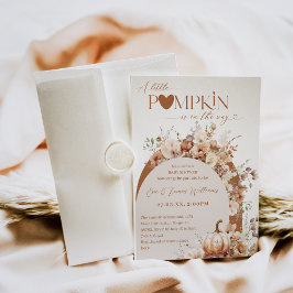 ラスティックボホ リトルパンプキン オータム ベイビーシャワー 招待状