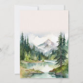 ラスティックマウンテン ブライダルシャワー 招待状 (裏面)