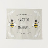 ラスティックママトゥビーベイビーシャワーの看板 タペストリー (正面(横))