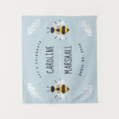 ラスティックママトゥビー ベイビーボーイシャワープレート タペストリー (正面)