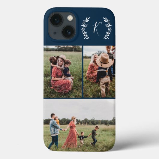 ラスティックモノグラムフォトコラージュ Case-Mate iPhoneケース (裏面)