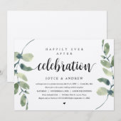 ラスティックユーカリ, ウェディングエロープメントのお祝いI 招待状 (正面/裏面)