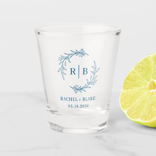 ラスティックリース ウェディング ブライダルシャワー 婚約 ショットグラス (正面)