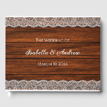ラスティックレースウッドパターンウェディング