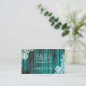 ラスティックレースターコイズブルーバーンウッド割引 割引カード (スタンド正面)