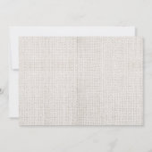 ラスティックレース結婚の光 招待状 (裏面)