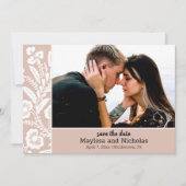 ラスティックレース フォト セーブザデート カード (正面)