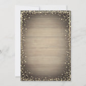 ラスティックレース ライト ウッド ダイヤモンドドレスのキンセアニエラ 招待状 (裏面)