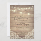 ラスティックレース ライト チアラ ダイヤモンドのキンセアニエラ 招待状 (正面)