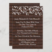 ラスティックロマンスウェディング招待状 招待状 (正面/裏面)