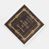 ラスティックロープで結ばれたノット BBQ レセプション (コーナー)