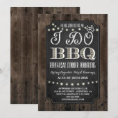 ラスティック アイ ドゥ BBQ リハーサル ディナー 招待状 (正面/裏面)