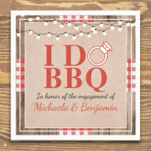 ラスティック アイ ドゥ BBQ 婚約パーティー カップルシャワー