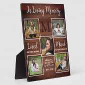 ラスティック イン ラビング メモリー  キープセイク フォト メモリアル フォトプラーク (側面)