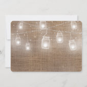 ラスティック・イート・ドリンク・アンド・ビー・マリード・フォト・ウェディング 招待状 (裏面)