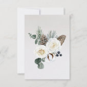 ラスティック ウィンター フラワル 出欠カード (裏面)