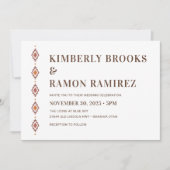 ラスティック ウェスタン ウェディング インビテーション (正面)