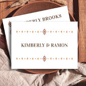 ラスティック ウェスタン ウェディング インビテーション