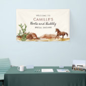 ラスティック ウェスタン ブライダル シャワー ウェルカム バナー 横断幕 (トレードショー)