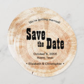 ラスティック ウェスタン Ranch 木目 結婚式 招待状 (正面/裏面)