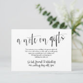 ラスティック ウェディング ギフト カード (スタンド正面)