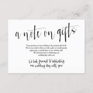 ラスティック ウェディング ギフト カード