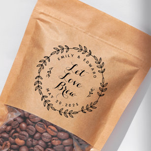 ラスティック ウェディング レース お茶会に愛を紡ぐ ウェディング コーヒー ギフト ラバースタンプ