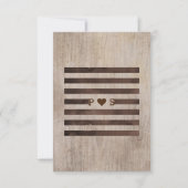 ラスティック ウェディング 情報カード 招待状 (正面)