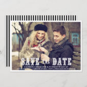 ラスティック ウエスタン スクリプト セーブ ザ デート アナウンスメント 招待状 (正面/裏面)