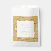 ラスティック ウォーターカラー ベイビー シャワー サンクス フェイバー フェイバーバッグ (正面)