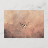 ラスティック ウッドランド フェザーズ アンド フローラル ブルーム エンクロージャーカード (裏面)