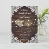 ラスティック ウッド バルマスレース 結婚式招待状 招待状 (スタンド正面)