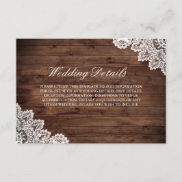 ラスティック ウッド ヴィンテージ ラッセル ウェディング ディテール 招待状