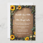 ラスティック ウッド 招待状 (正面)