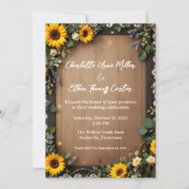 ラスティック ウッド 招待状