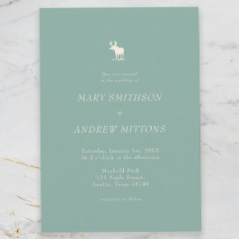 ラスティック エレガント ウェディング 招待状