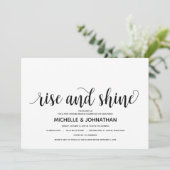 ラスティック エレガント 結婚式後 招待状カード 招待状 (スタンド正面)