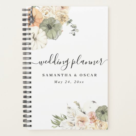 ラスティック オータム ウェディング プランナー | 水彩かぼちゃ (正面)