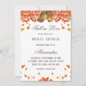 ラスティック オータム ブライダル シャワー 招待状 (正面)