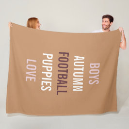 ラスティック オータム ブリーズ テールゲート シャワー パーティー コージー フリースブランケット