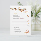 「ラスティック オータム」出欠確認カード 出欠カード (スタンド正面)