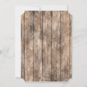 ラスティック カクタス ブライダル シャワー ブランチ 招待状 (裏面)