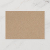 ラスティック カセット ウェディング ソング リクエスト クラフト インサート エンクロージャーカード (裏面)