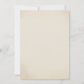 ラスティック カントリー ウエスタン ウェディング 招待状 (裏面)