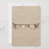 ラスティック カントリー バルーン 結婚式招待状 招待状 (裏面)