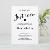 ラスティック クラフト ウェディング エロープメント カジュアルパーティー 招待状 (スタンド正面)