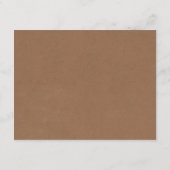 ラスティック クラフト ストリング ライト ウェディングコレクション エンクロージャーカード (裏面)